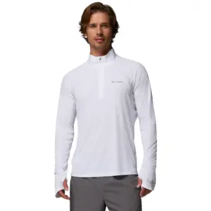 Columbia Stealth Spring™ Half Rits Lange Mouw T-shirt Wit