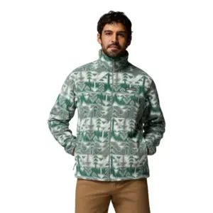 Columbia Steens Mountain™ Printed Fleece Met Volledige Rits Safari Sketchup