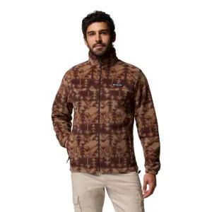Columbia Steens Mountain™ Printed Fleece Met Volledige Rits Tobacco Sketchup