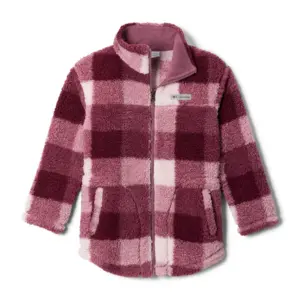 Columbia West Bend™ Printed Fleece Met Volledige Rits Antique Mauve Multibuff