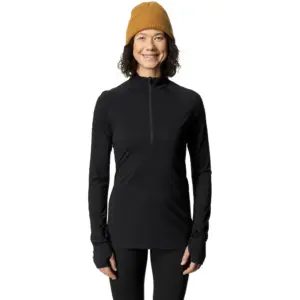 Houdini Desoli Thermal Ii Sweatshirt Met Halve Rits Zwart