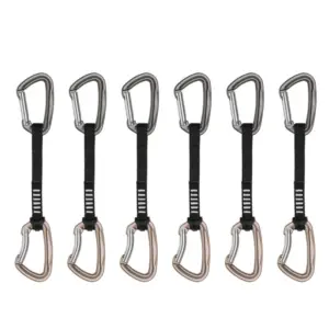 Grivel All-round Alpha Quickdraw 6 Eenheden Zwart