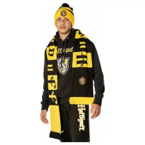 Cid Harry Potter Hufflepuff Long Length Nekwarmer Zwart