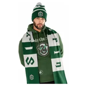 Cid Harry Potter Slytherin Long Length Nekwarmer Zilver