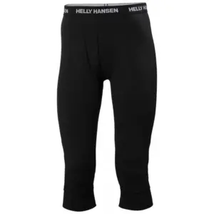 Helly Hansen Lifa Merino Midweight 49367 3/4 Basislaag Broek Gerenoveerd Zwart