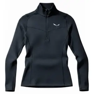 Salewa Puez Cammino Polarlite Sweatshirt Met Halve Rits Blueberry