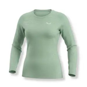 Salewa Puez Melange Dry T-shirt Met Lange Mouwen Groen