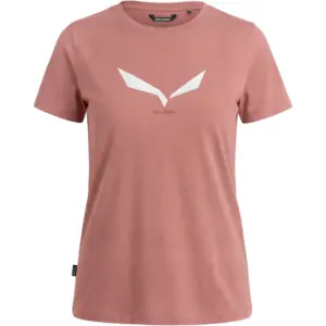 Salewa Solid Dry T-shirt Met Korte Mouwen Roze