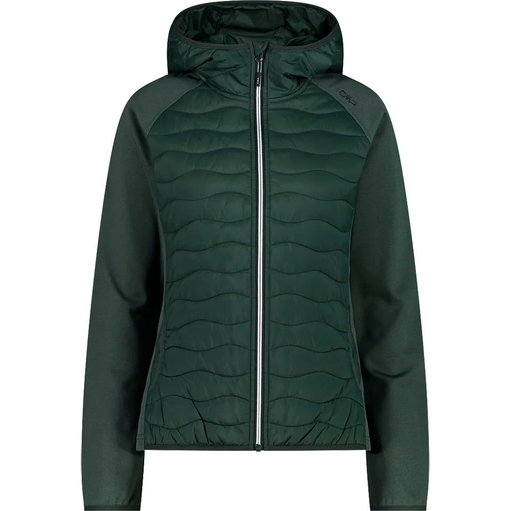 Cmp Hybrid Fix Hood 32e2136 Softshelljack Loden Melange