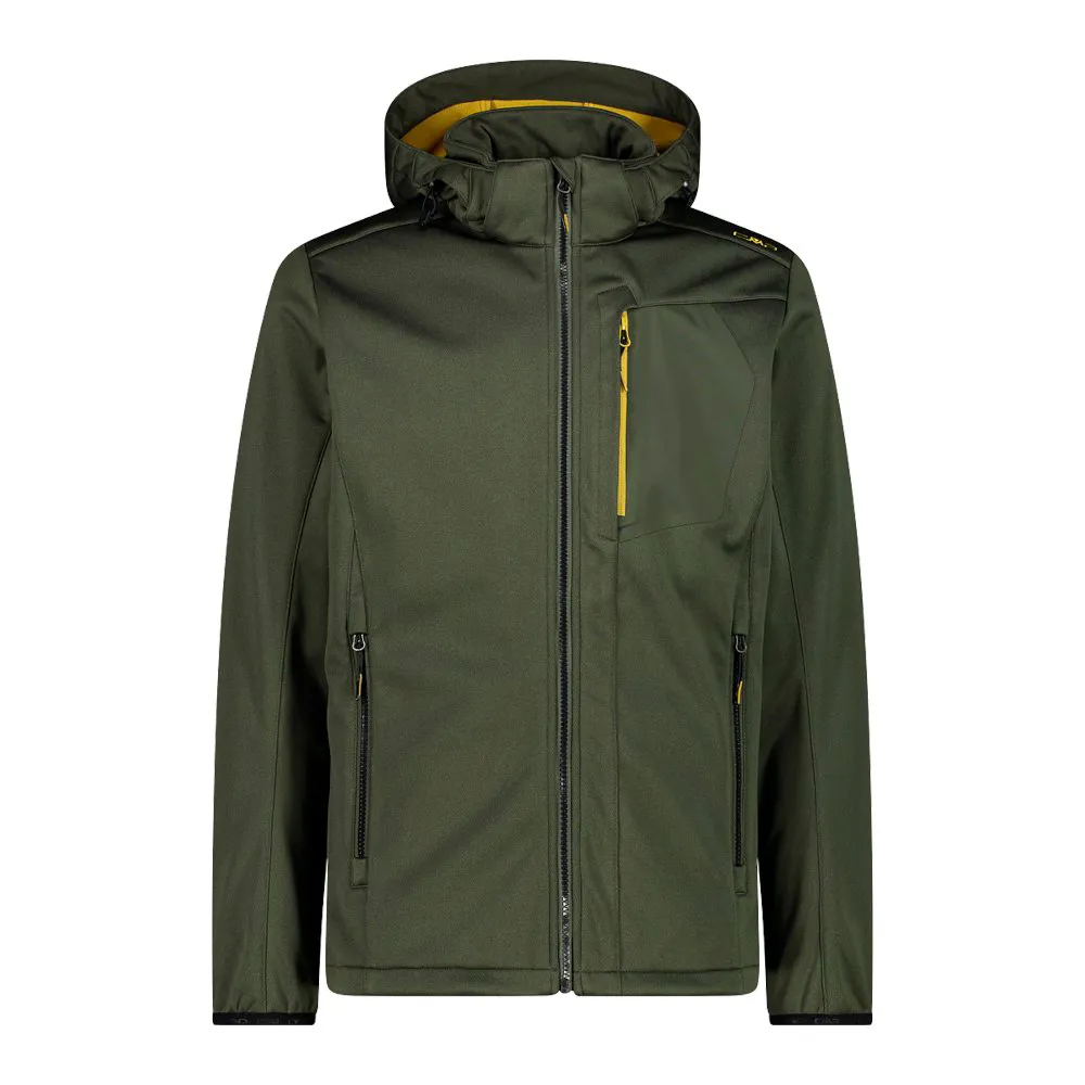 Cmp Zip Hood 32a1737 Softshelljack Groen