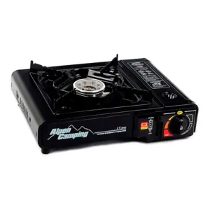 Alpen Camping Tyrol Compact Gascampingkeuken 1 Branders Zwart