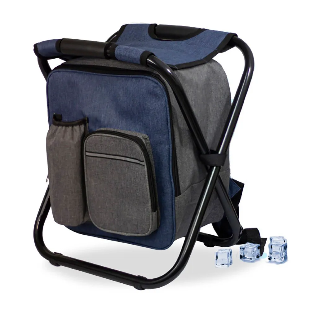 Coolerbag Zachte Draagbare Koeler 20l Grijs