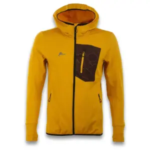 Ande Eccles Fleece Met Volledige Rits Geel