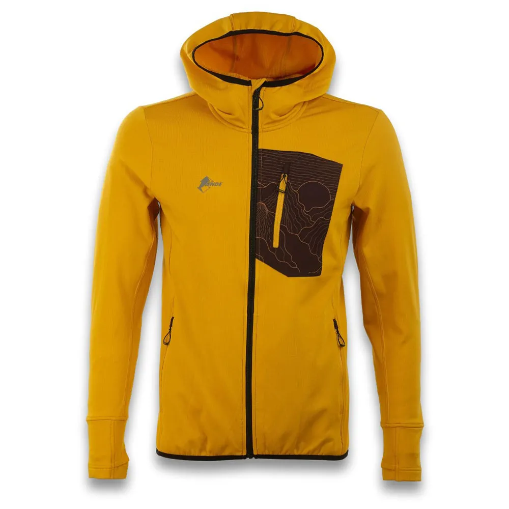 Ande Eccles Fleece Met Volledige Rits Geel