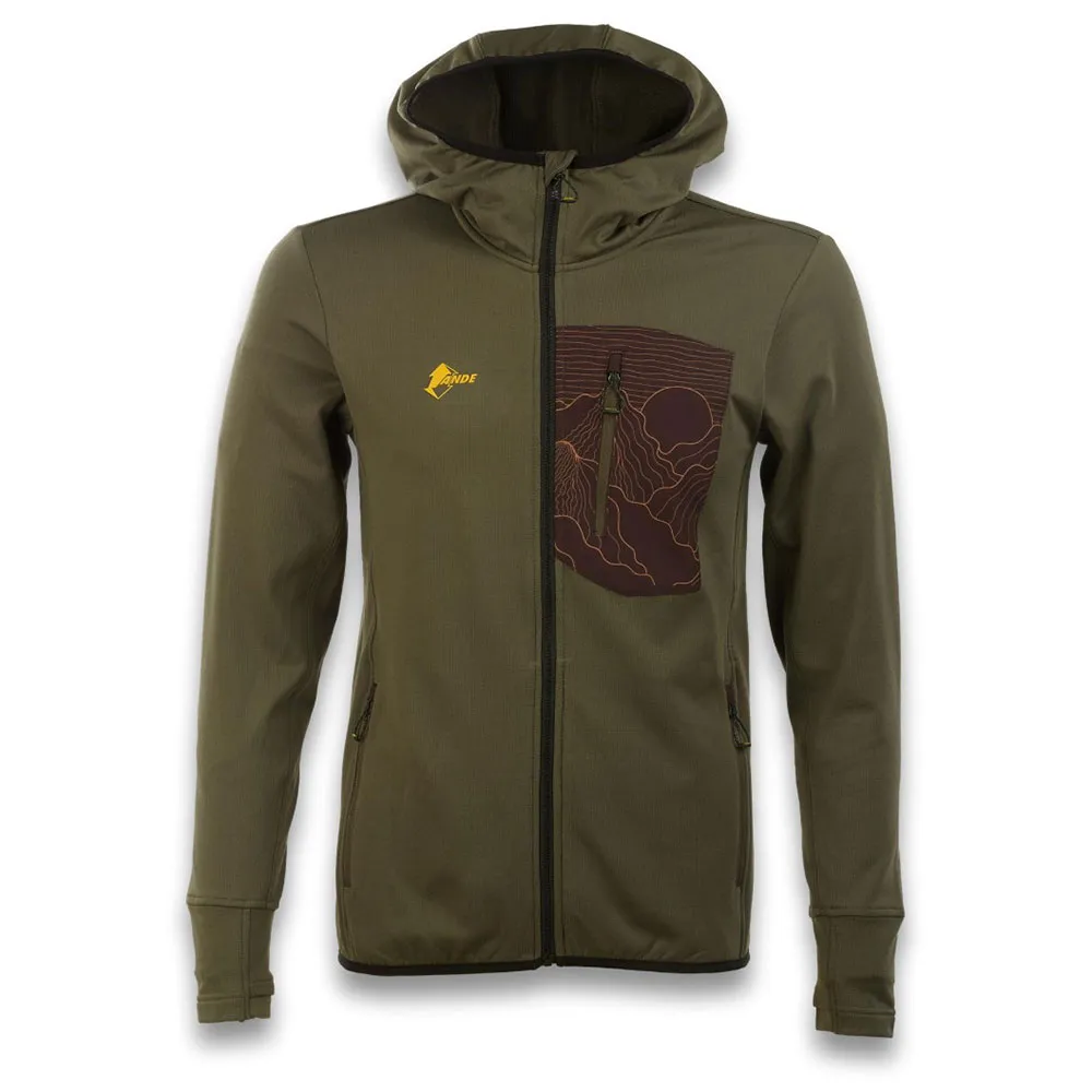 Ande Eccles Fleece Met Volledige Rits Groen