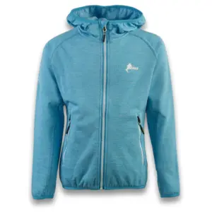 Ande Giumello Fleece Met Kap Blauw