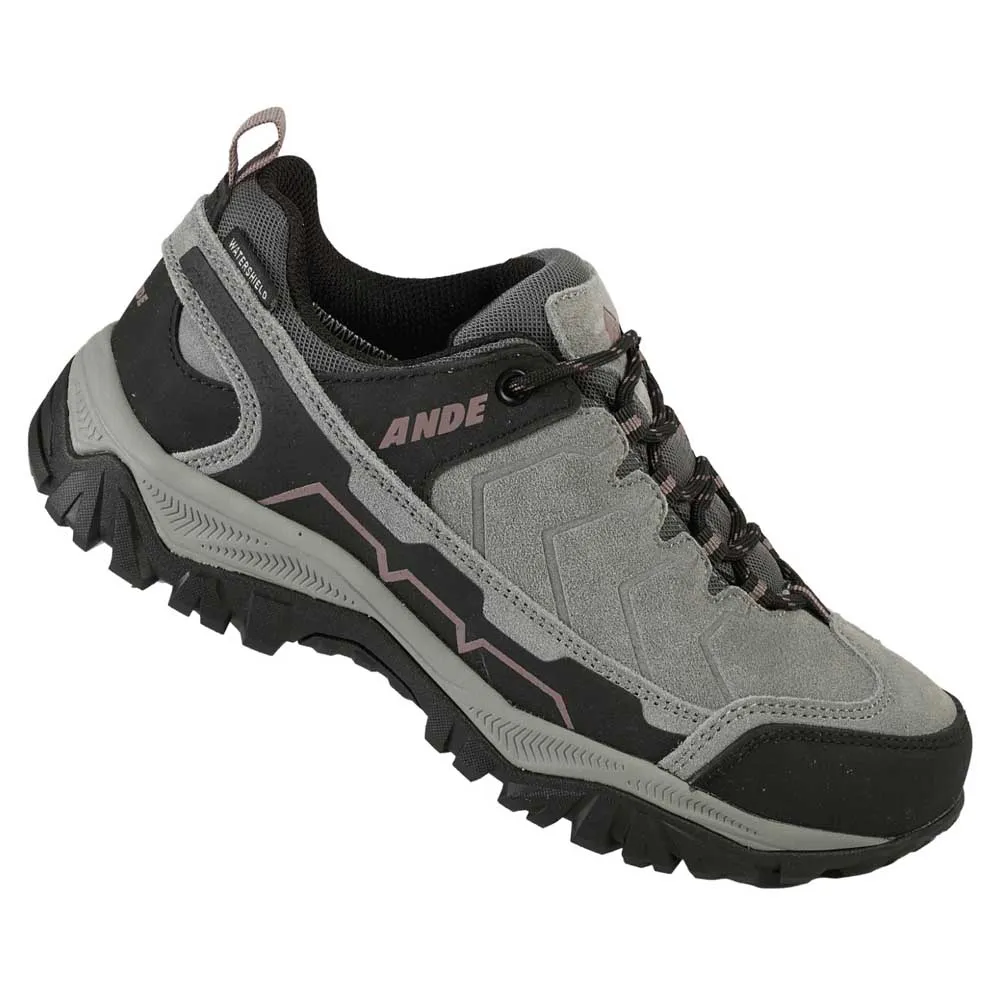 Ande Hiker Low Wp Wandelschoenen Grijs