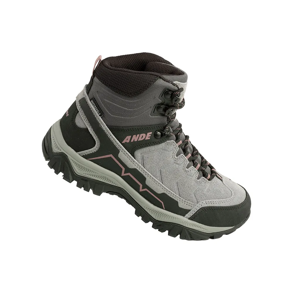 Ande Hiker High Wp Wandelschoenen Grijs