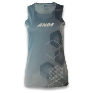 Ande Kima Mouwloos T-shirt Blauw