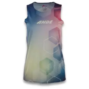 Ande Kima Mouwloos T-shirt Geel