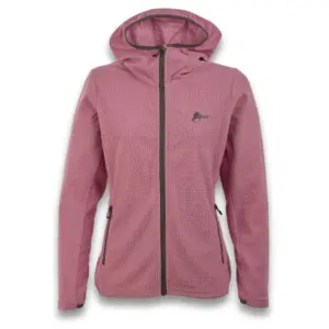 Ande Marmolada Fleece Met Volledige Rits Crocus