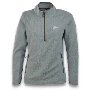 Ande Marmolada Fleece Met Halve Rits Blauw