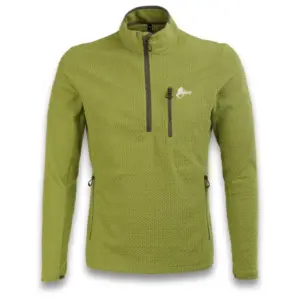 Ande Marmolada Fleece Met Halve Rits Groen