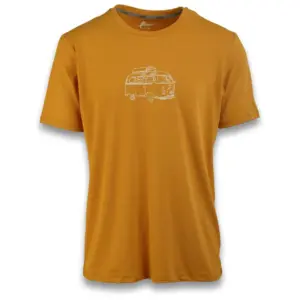 Ande New Van T-shirt Met Korte Mouwen Geel