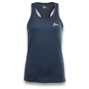 Ande Omio Mouwloos T-shirt Blauw