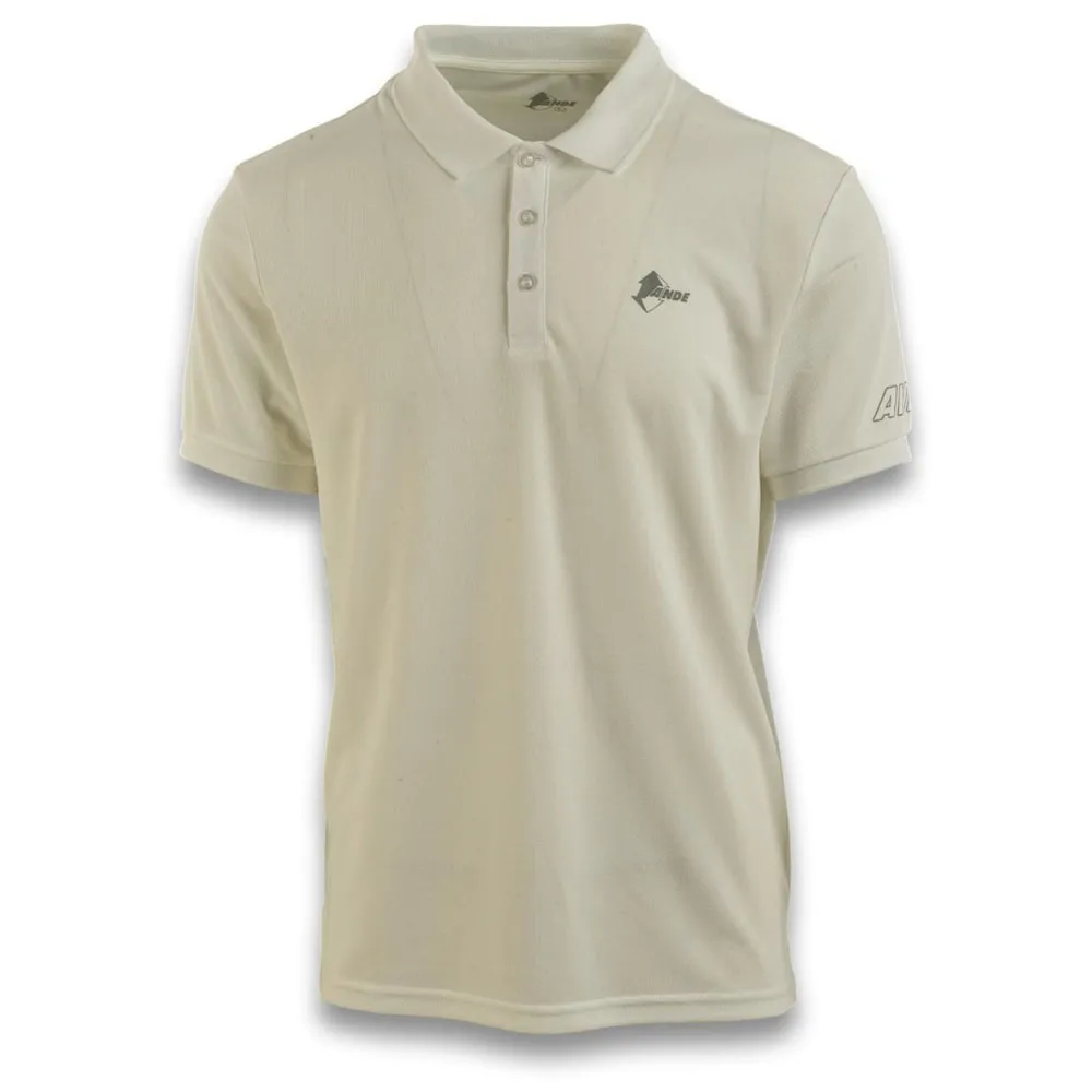 Ande Osa Korte Mouw Poloshirt Wit