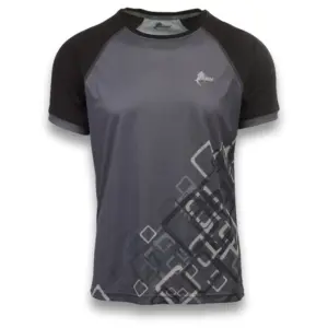 Ande Rosalba Tec T-shirt Met Korte Mouwen Antraciet