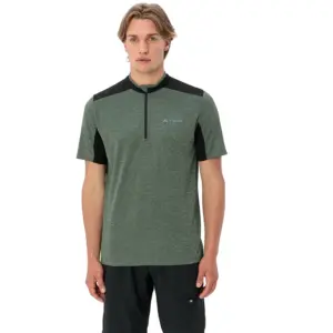 Vaude Tamaro Iv Half Rits T-shirt Met Korte Mouwen Zwart