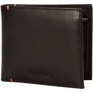 Timberland Riverton Leather Bi-fold Coin Portemonnee Zwart