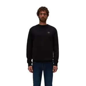 Napapijri Badge Crew Sweatshirt Zwart