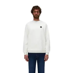 Napapijri Badge Crew Sweatshirt Wit