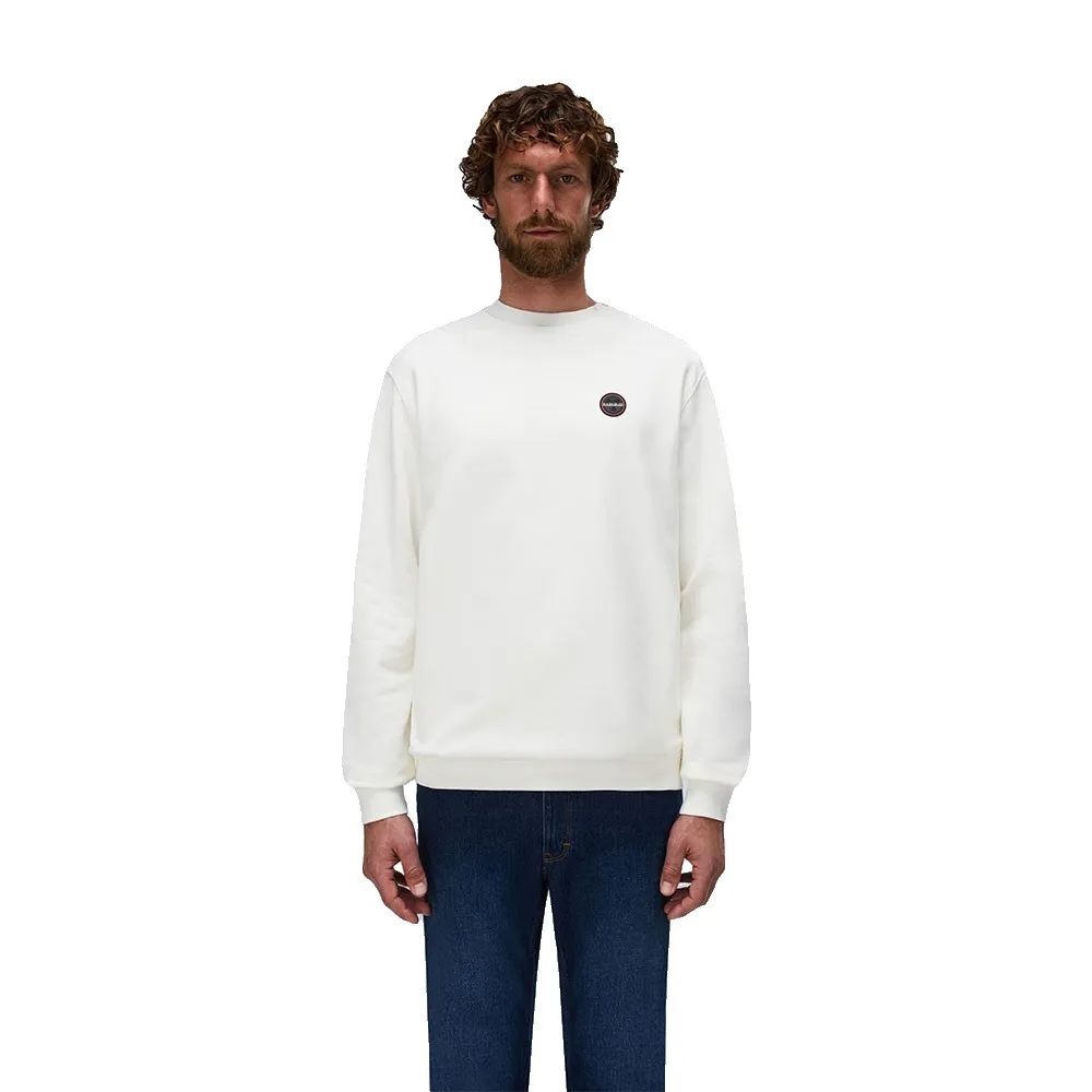 Napapijri Badge Crew Sweatshirt Wit