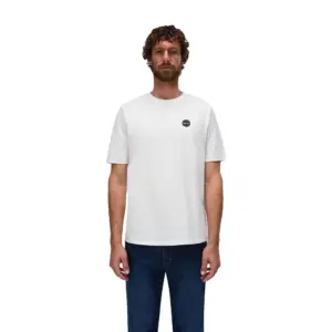 Napapijri Badge T-shirt Met Korte Mouwen Wit
