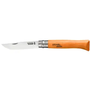Opinel No 12 Carbon Steel Zakmes Zilver