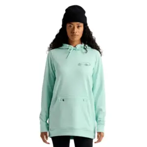 Burton Oak Long Hoodie Dried Moss Htr