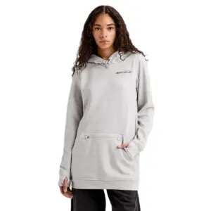Burton Oak Long Hoodie Grijs