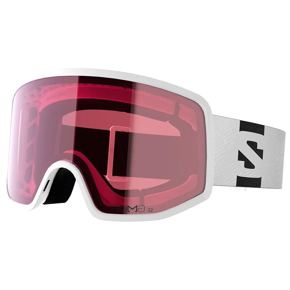 Salomon Sentry Pro S Sigma Skibril Wit