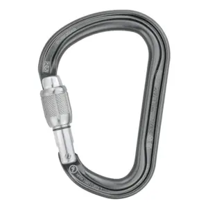 Petzl William Screw Lock Karabijnhaak Zilver