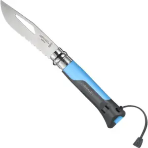 Opinel N°08 Outdoor Zakmes Blauw