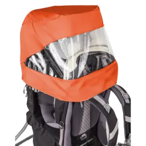 Vaude Gecombineerde Zonne-en Regenhoes Voor Kinderwagen Oranje