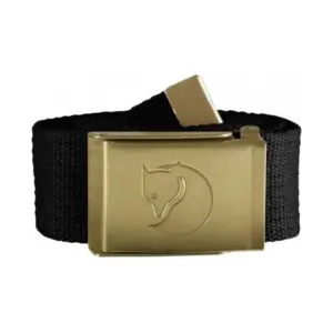 Fjällräven Messing Canvas Riem 4 Cm Zwart