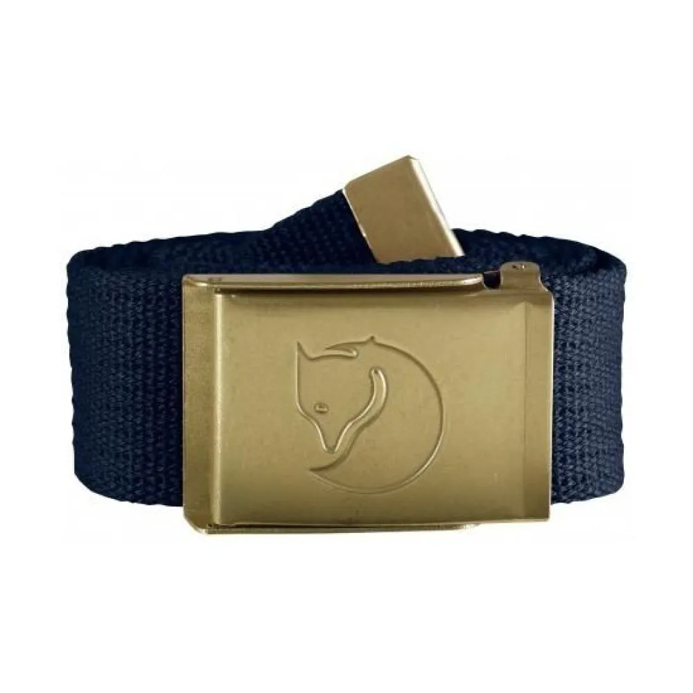 Fjällräven Messing Canvas Riem 4 Cm Blauw