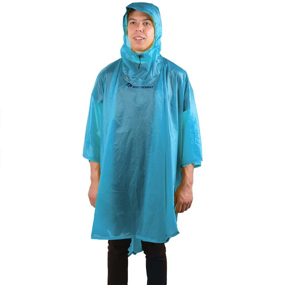 Sea To Summit 15d Poncho Blauw