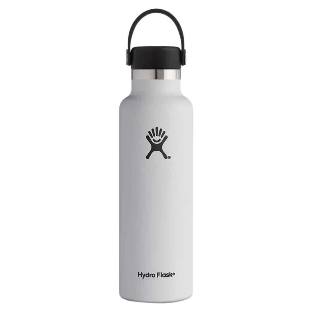 Hydro Flask Standard Mouth 620ml Thermosfles Wit