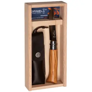 Opinel Nº 08 Wood Zakmes Bruin