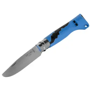 Opinel No 07 Outdoor Whistle Junior Zakmes Blauw